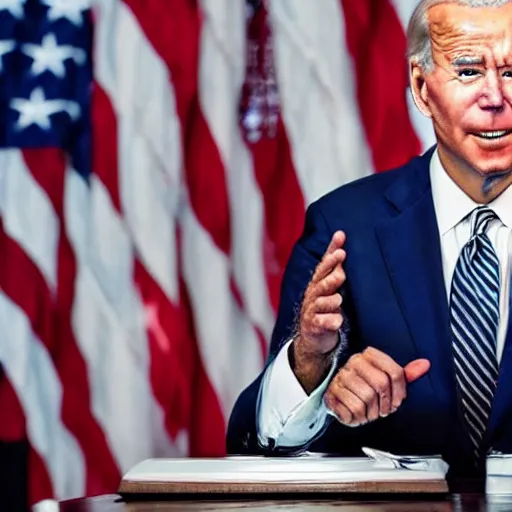 Image similar to a robotic joe biden