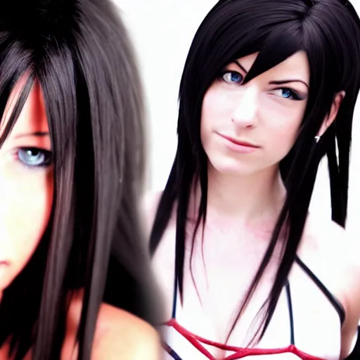 Image similar to Tifa Lockhart in real life