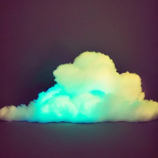 Prompt: ALL HAIL THE GLOW CLOUD