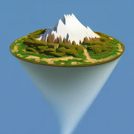 Image similar to floating island