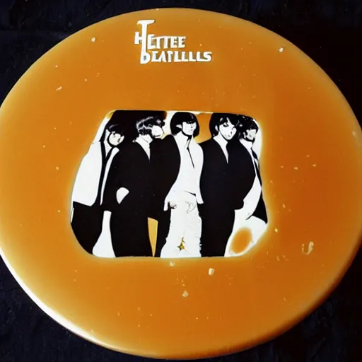 Image similar to The Beatles made out of honey,