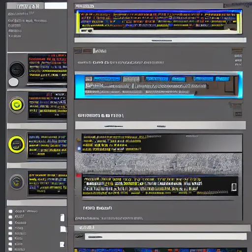 Prompt: UI for videogame by Moebius