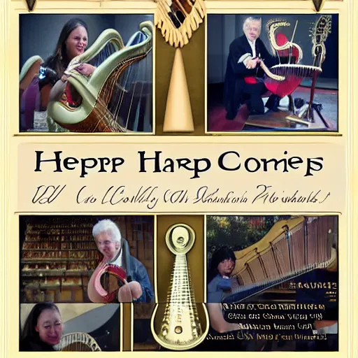 Prompt: a harp contest