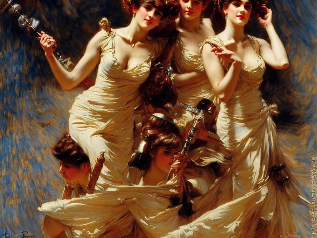 Image similar to highly detailed painting by gaston bussiere, j. c. leyendecker 8 k