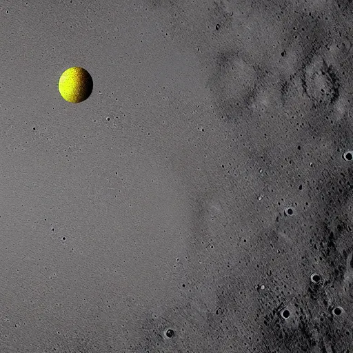Prompt: a 3 d render of a goose on the moon by joan miro
