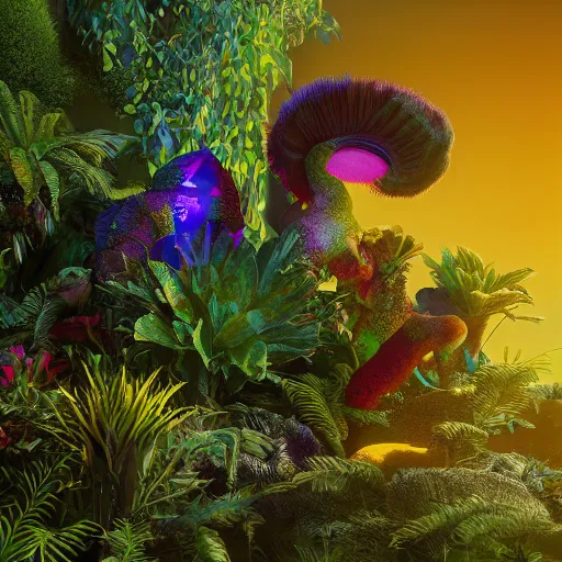 creatures and colorfull plants,cinematic | Stable Diffusion | OpenArt