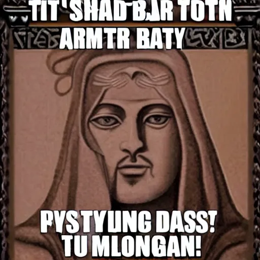 Prompt: “an ancient Sumerian meme”