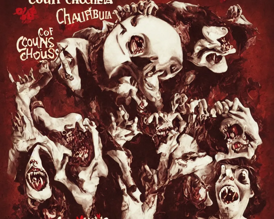 Image similar to Count Chocula horror movie poster