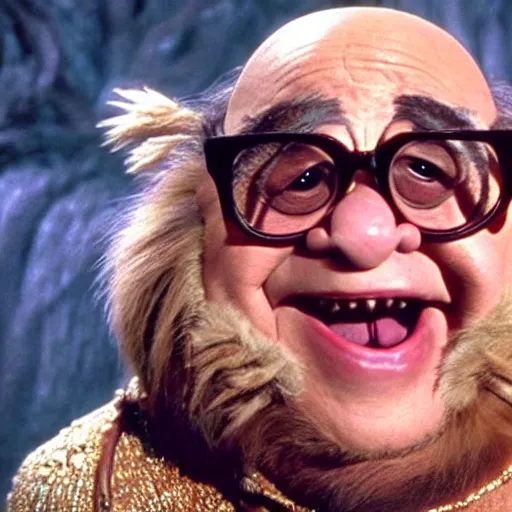 film still of danny devito wearing his glasses as | Stable Diffusion ...