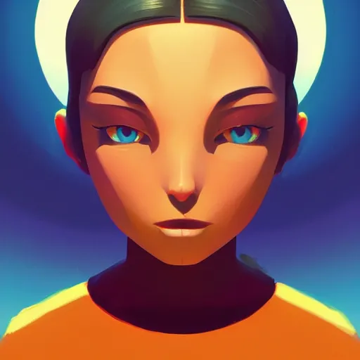 Image similar to face icon stylized minimalist the day the earth stood still, loftis, cory behance hd by jesper ejsing, by rhads, makoto shinkai and lois van baarle, ilya kuvshinov, rossdraws global illumination