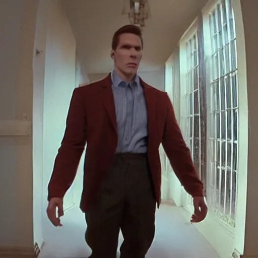 Image similar to Live Action Still of Jerma in Vertigo (film), real life, hyperrealistic, ultra realistic, realistic, highly detailed, epic, HD quality, 8k resolution, body and headshot, film still