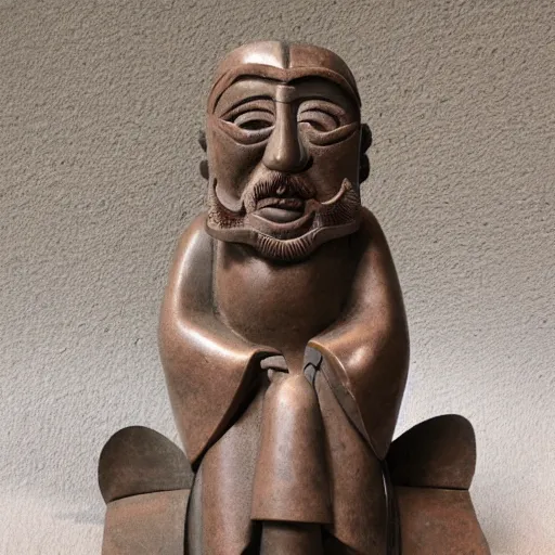 Prompt: moche sculpture