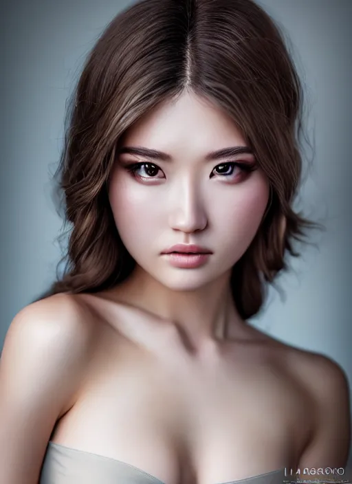 Prompt: a gorgeous female photo, professionally retouched, soft lighting, realistic, smooth face, full body shot, torso, dress, perfect eyes, wide angle, sharp focus on eyes, 8 k high definition, insanely detailed, intricate, elegant, artgerm and jason chan and mark litvokin