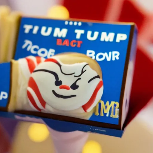 Image similar to donald trump ice cream bar from blue bunny