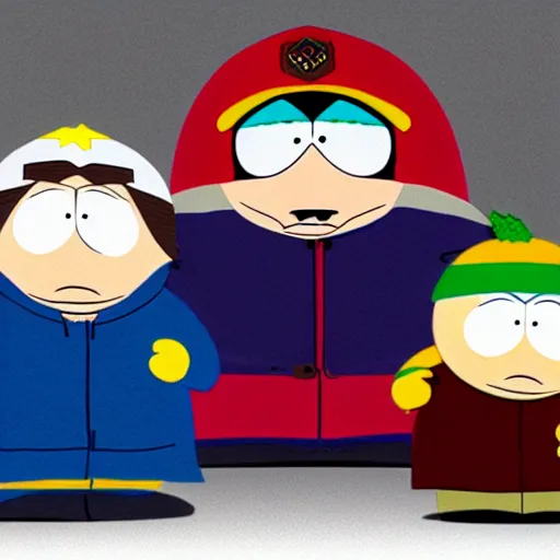 Image similar to South Park Cartman in real life, 3d, blender, photorealistic