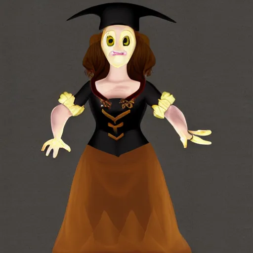 Image similar to animatronic witch