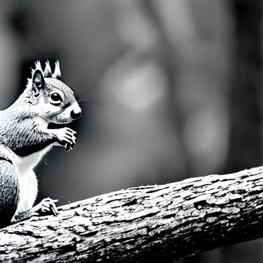 Image similar to mono chrome outline of a squirrel with a white background