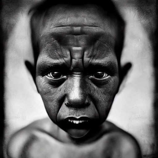 Prompt: A photograph by Lee Jeffries