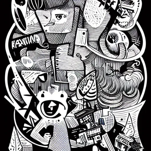 Image similar to artwork by mcbess