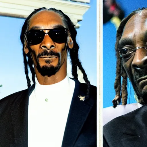 Image similar to donald trump mixed with snoop dogg