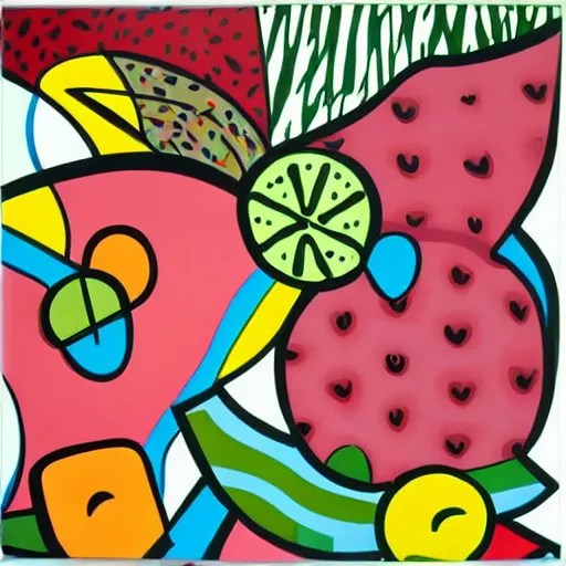 Image similar to fruits, romero brito