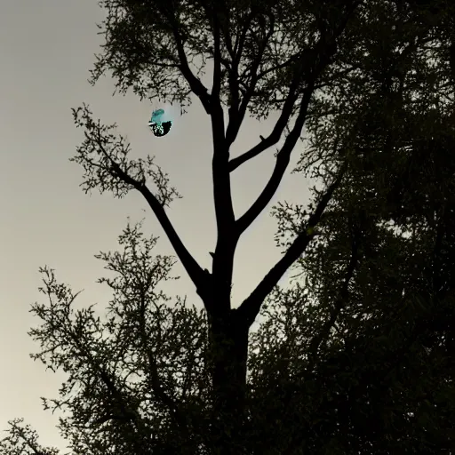 Image similar to moon on a tree