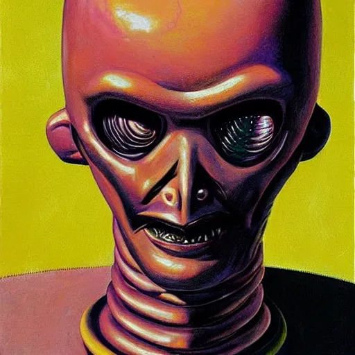 Image similar to alien by wayne thiebaud