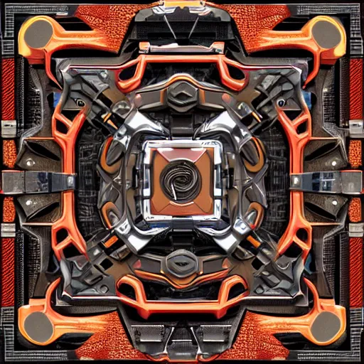 Prompt: game card frame, full view, futuristic, nft, clean centered album cover in intricate detail