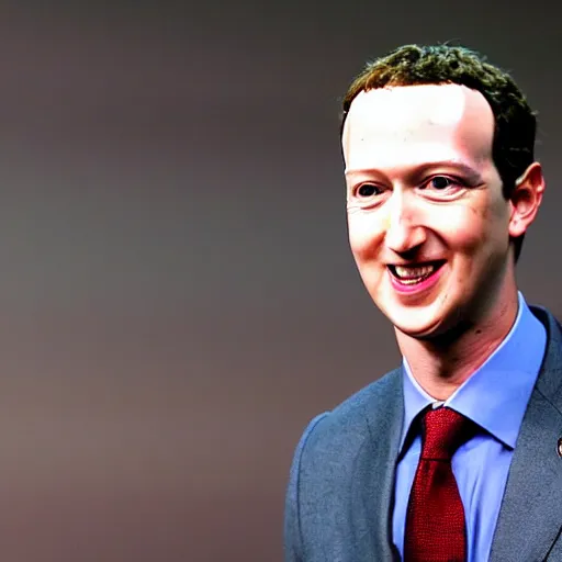 Image similar to mark zuckerburg with a small body. hyperrealistic photorealistic, detailed background, detailed features, radiant lighting