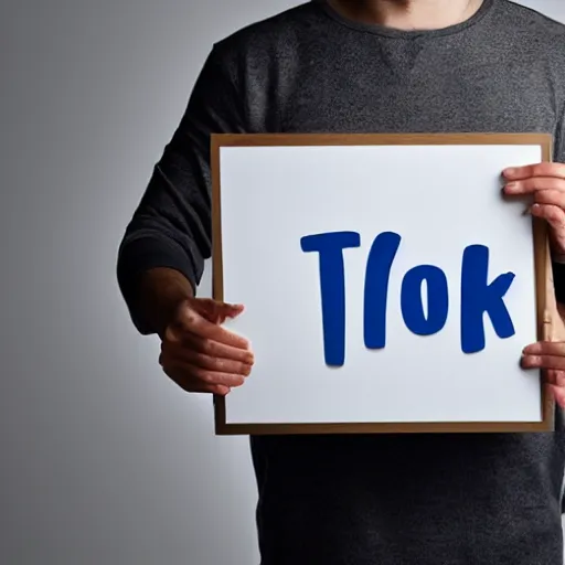 Image similar to man holding a thank you sign, madly grinning, studio light