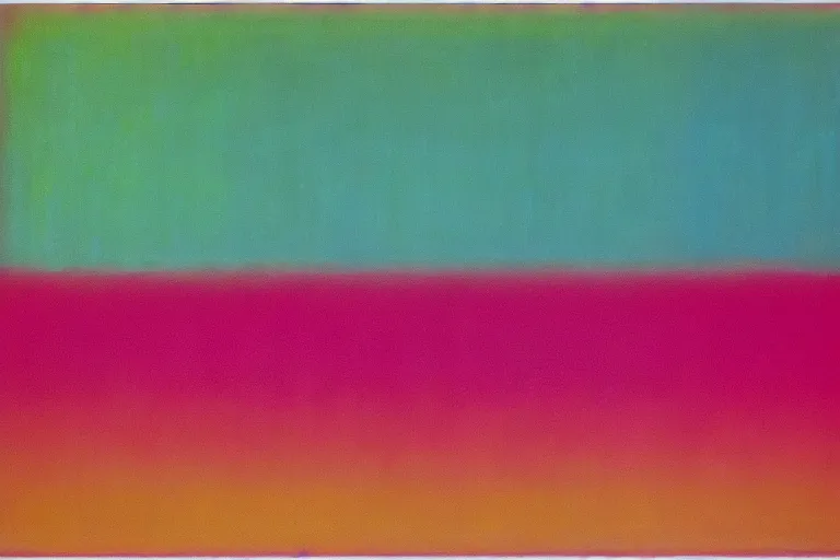 Prompt: a neon gradient Mark Rothko