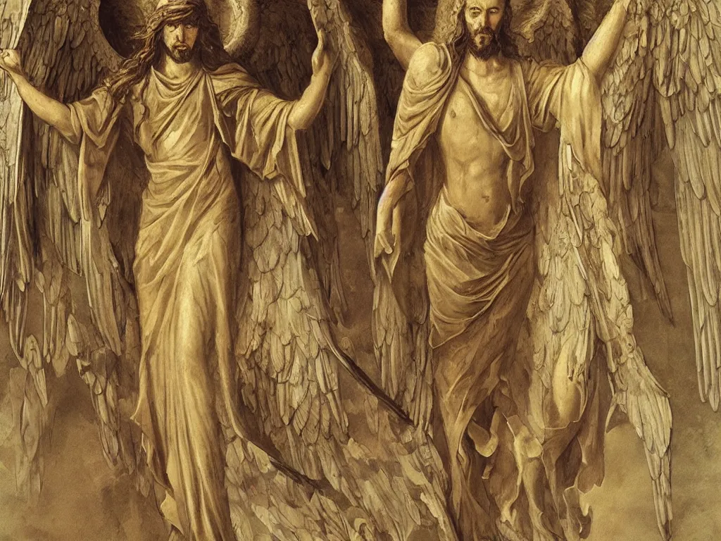 Image similar to seraphim biblically accurate