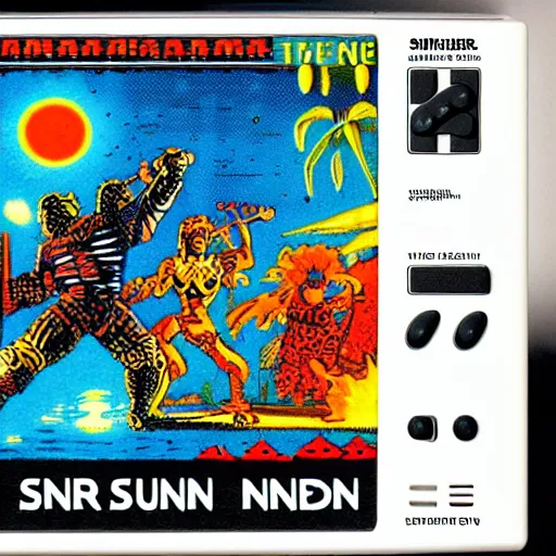 Prompt: sunman for the NES