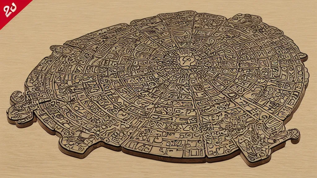 Image similar to grainpunk unrespectable paddle isometric puzzle game, intricate design paddle