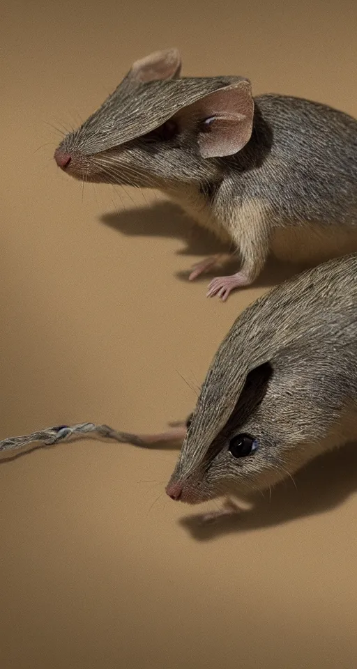 Prompt: close - up shot of dwarf fat - tailed jerboa, from the game pathologic 2, highly detailed, sharp focus, matte painting, by isaac levitan and asher brown durand,