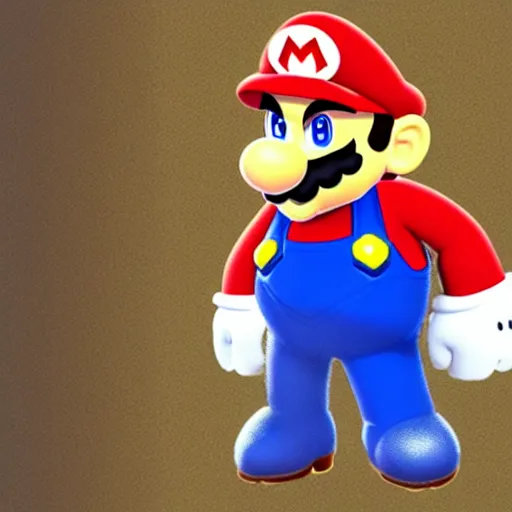 Prompt: mario as rambo