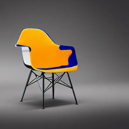 Image similar to an armchair (by eames) inspired by PlayStation 5!!!!!