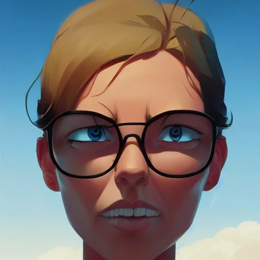 Image similar to face icon stylized minimalist m. a. s. h., loftis, cory behance hd by jesper ejsing, by rhads, makoto shinkai and lois van baarle, ilya kuvshinov, rossdraws global illumination