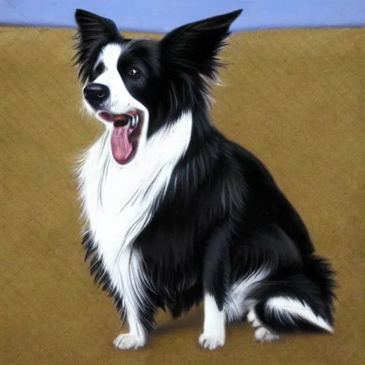 Image similar to border collie with a 1 2 gauge, 8 k, realistic,