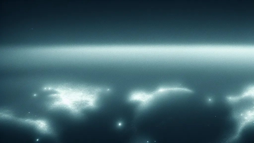 Prompt: particles fly in space to the planet earth, fog, volumetric lighting, mystique, atmospheric, sharp focus, ultra detailed, noir art house, 4 k, cinematic, 3 5 mm