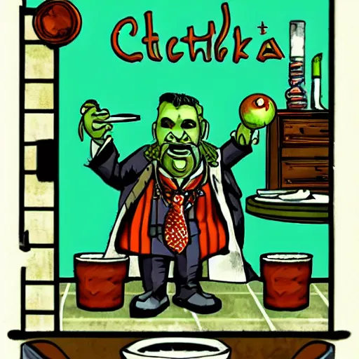 Image similar to Ditka cthulhu chef