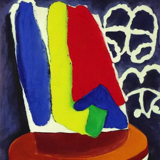 Image similar to birthday cake painting by matisse