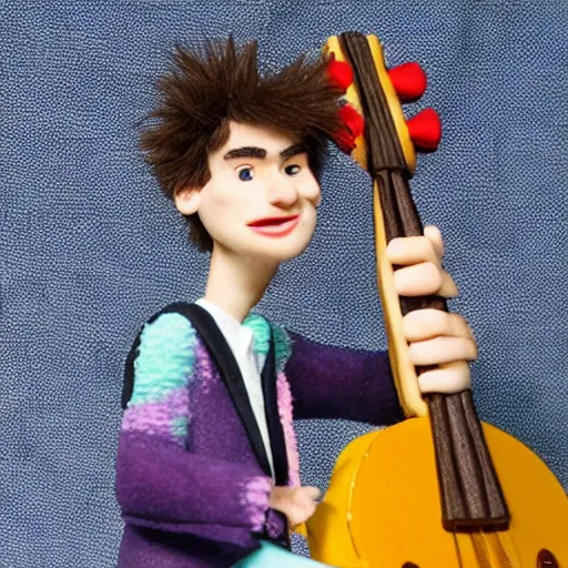 Image similar to jacob collier claymation