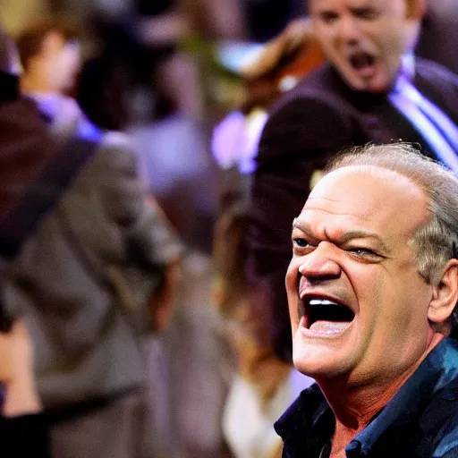 Prompt: kelsey grammer falling from the sky and screaming hd wallpaper