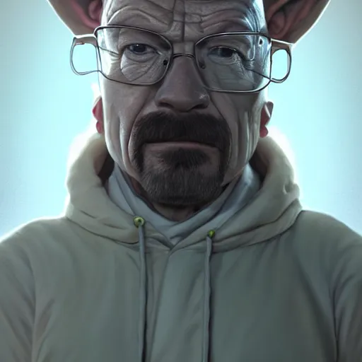 Image similar to Walter white as an anthropomorphic Donkey, huggy wuggy from poppy playtime video game, fullbody, ultra high detailed, glowing lights, oil painting, Greg Rutkowski, Charlie Bowater, Beeple, unreal 5, DAZ, hyperrealistic, octane render, RPG portrait, dynamic lighting, fantasy art, beautiful face