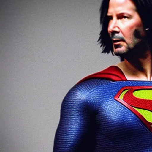 Image similar to “Keanu Reeves as Superman”