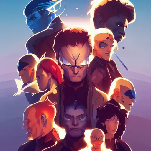 Image similar to face icon stylized minimalist x - men, loftis, cory behance hd by jesper ejsing, by rhads, makoto shinkai and lois van baarle, ilya kuvshinov, rossdraws global illumination