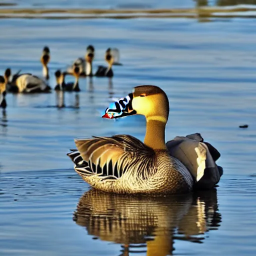 Image similar to duck killing goose