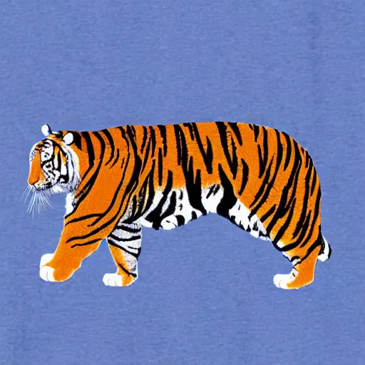 Prompt: mandelbrot set tiger