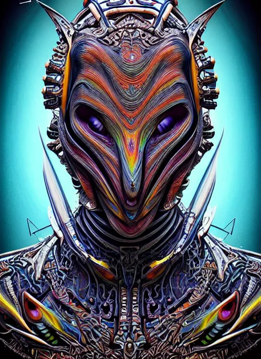 hyper detailed ultra sharp alien hybrid tribal gothic | Stable Diffusion
